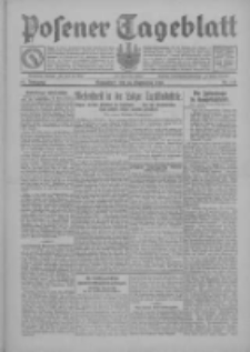 Posener Tageblatt 1928.09.22 Jg.67 Nr218