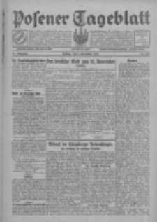 Posener Tageblatt 1928.11.09 Jg.67 Nr258