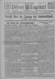 Posener Tageblatt 1927.01.22 Jg.66 Nr17