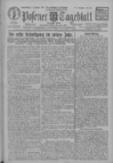 Posener Tageblatt 1927.01.27 Jg.66 Nr21