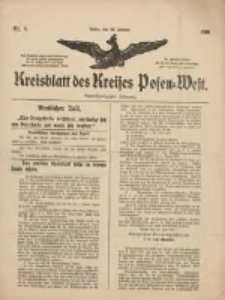 Kreisblatt des Kreises Posen-West 1916.01.29 Jg.28 Nr5