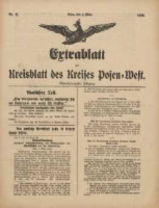 Extrablatt zum Kreisblatt des Kreises Posen-West 1916.03.01 Jg.28 Nr11