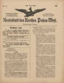 Kreisblatt des Kreises Posen-West 1916.03.23 Jg.28 Nr17