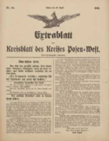 Kreisblatt des Kreises Posen-West 1916.04.29 Jg.28 Nr24