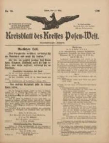 Kreisblatt des Kreises Posen-West 1916.05.11 Jg.28 Nr26