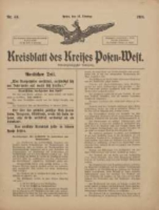 Kreisblatt des Kreises Posen-West 1916.10.12 Jg.28 Nr53