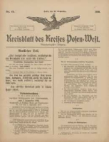 Kreisblatt des Kreises Posen-West 1916.09.21 Jg.28 Nr48