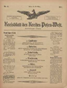 Kreisblatt des Kreises Posen-West 1917.03.22 Jg.29 Nr15