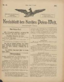 Kreisblatt des Kreises Posen-West 1917.04.12 Jg.29 Nr18