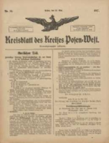 Kreisblatt des Kreises Posen-West 1917.05.31 Jg.29 Nr32