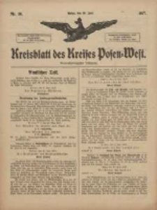 Kreisblatt des Kreises Posen-West 1917.06.20 Jg.29 Nr38