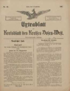 Extrablatt zum Kreisblatt des Kreises Posen-West 1917.09.08 Jg.29 Nr60