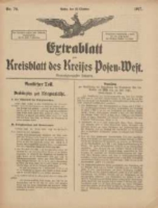 Kreisblatt des Kreises Posen-West 1917.10.13 Jg.29 Nr70