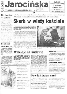 Gazeta Jarocińska 1997.08.08 Nr32(358)