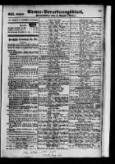 Armee-Verordnungsblatt. Verlustlisten 1915.08.02 Ausgabe 615