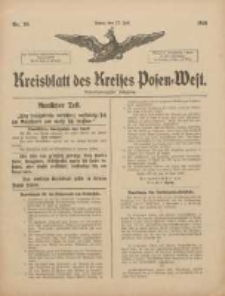 Kreisblatt des Kreises Posen-West 1916.07.27 Jg.28 Nr39