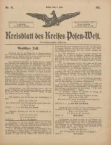 Kreisblatt des Kreises Posen-West 1917.07.04 Jg.29 Nr43