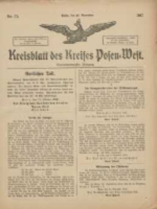 Kreisblatt des Kreises Posen-West 1917.11.14 Jg.29 Nr79