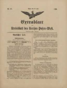 Extrablatt zum Kreisblatt des Kreises Posen-West 1916.07.18 Jg.28 Nr37
