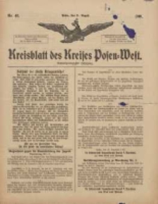 Kreisblatt des Kreises Posen-West 1916.08.31 Jg.28 Nr45