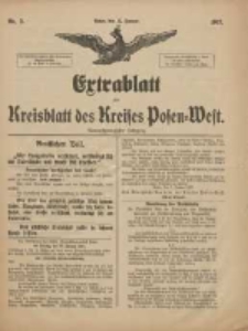 Extrablatt des Kreisblatt des Kreises Posen-West 1917.01.12 Jg.29 Nr3