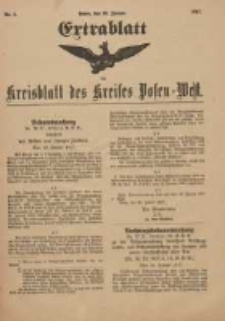 Extrablatt des Kreisblatt des Kreises Posen-West 1917.01.26 Jg.29 Nr5