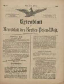 Extrablatt des Kreisblatt des Kreises Posen-West 1917.02.21 Jg.29 Nr9
