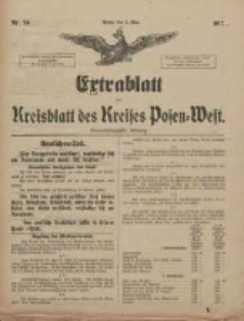 Extrablatt zum Kreisblatt des Kreises Posen-West 1917.05.05 Jg.29 Nr24