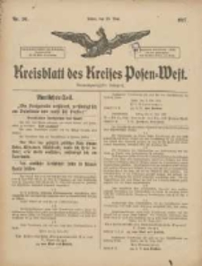 Kreisblatt des Kreises Posen-West 1917.05.23 Jg.29 Nr30