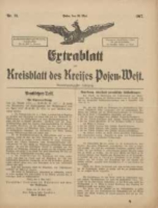 Extrablatt zum Kreisblatt des Kreises Posen-West 1917.05.26 Jg.29 Nr31