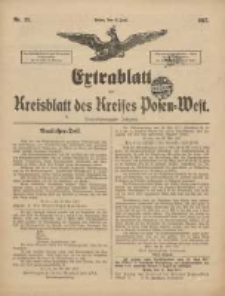 Extrablatt zum Kreisblatt des Kreises Posen-West 1917.06.02 Jg.29 Nr33