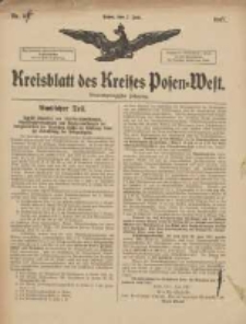 Kreisblatt des Kreises Posen-West 1917.06.07 Jg.29 Nr34
