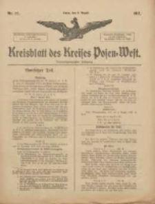 Kreisblatt des Kreises Posen-West 1917.08.08 Jg.29 Nr52