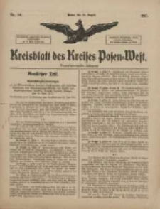 Kreisblatt des Kreises Posen-West 1917.08.22 Jg.29 Nr56