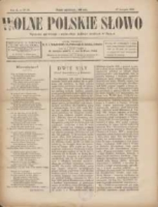 Wolne Polskie Słowo 1888.11.01 R.2 Nr28