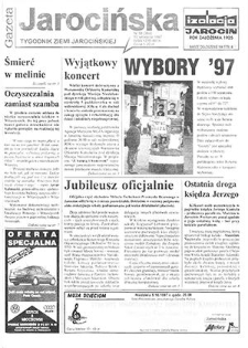 Gazeta Jarocińska 1997.09.19 Nr38(364)
