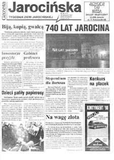 Gazeta Jarocińska 1997.11.28 Nr48(374)