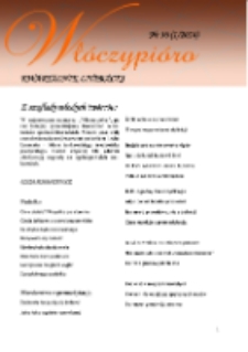 Wł&oacute;czypi&oacute;ro: kwartalnik literacki 2014 Nr36(1/2014)