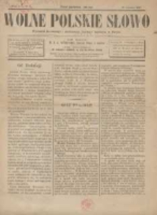 Wolne Polskie Słowo 1887.09.15 R.1 Nr1