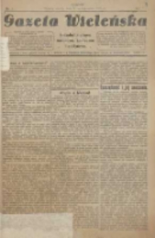 Gazeta Wieleńska: niezależne pismo narodowe, społeczne i polityczne 1925.10.02 R.1 Nr1