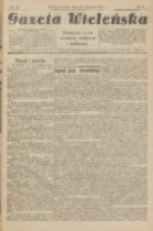 Gazeta Wieleńska: niezależne pismo narodowe, społeczne i polityczne 1925.11.29 R.1 Nr26