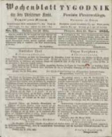 Wochenblatt für den Pleschener Kreis : Tygodnik Powiatu Pleszewskiego 1854.03.29 Nr13