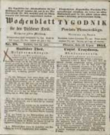 Wochenblatt für den Pleschener Kreis : Tygodnik Powiatu Pleszewskiego 1854.07.12 Nr28