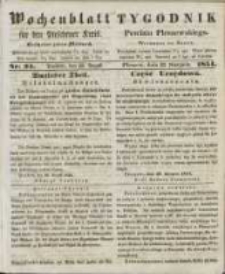 Wochenblatt für den Pleschener Kreis : Tygodnik Powiatu Pleszewskiego 1854.08.23 Nr34