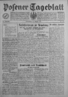 Posener Tageblatt 1931.08.22 Jg.70 Nr191