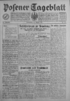 Posener Tageblatt 1931.08.22 Jg.70 Nr191