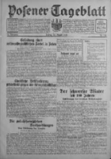 Posener Tageblatt 1931.08.28 Jg.70 Nr196