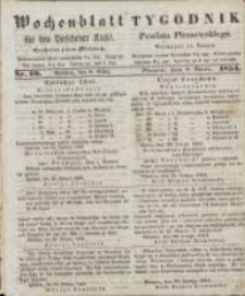 Wochenblatt für den Pleschener Kreis : Tygodnik Powiatu Pleszewskiego 1854.03.08 Nr10
