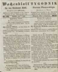 Wochenblatt für den Pleschener Kreis : Tygodnik Powiatu Pleszewskiego 1854.06.07 Nr23