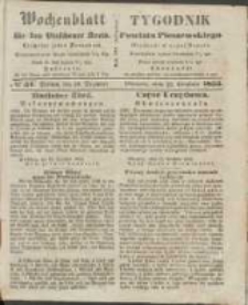 Wochenblatt f&uuml;r den Pleschener Kreis : Tygodnik Powiatu Pleszewskiego 1855.12.22 Nr51